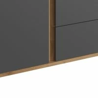 Armoire Scandinave Avec Penderie Et étagères Gris Anthracite Et Bois L90 Cm EILIE -Boutique Miliboo armoire scandinave avec penderie et etageres gris anthracite et bois l90 cm eilie 52567 62ecd56421d21 1200 675