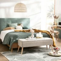 Banc Coffre En Tissu Beige Et Bois Clair Massif L120 Cm LARS -Boutique Miliboo banc coffre en tissu beige et bois clair massif l120 cm lars 49058 61017cbc7c639 1200 675