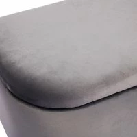 Banc Coffre En Tissu Velours Gris Foncé L120 Cm ATON -Boutique Miliboo banc coffre en tissu velours gris fonce l120 cm aton 49055 6086913062111 1200 675
