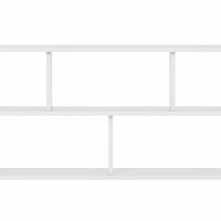 Bibliothèque Basse Design Blanche L168 Cm MUSSO