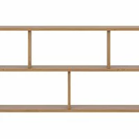 Bibliothèque Basse Design Finition Chêne L168 Cm MUSSO