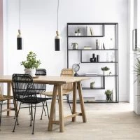 Bibliothèque Design Métal Noir L125 Cm TETRIS -Boutique Miliboo bibliotheque design metal noir l125 cm tetris 44243 5c6ed90241394 1200 675