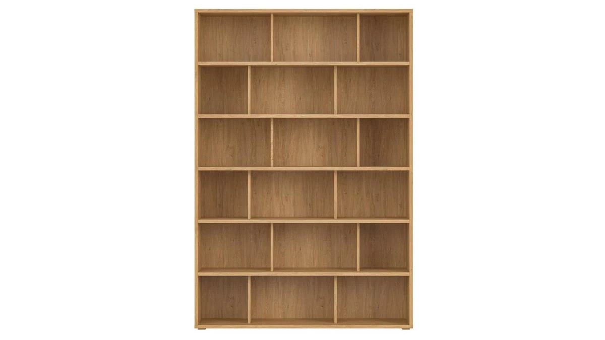Bibliothèque Scandinave Finition Bois Chêne L140 Cm EPURE 3 Bibliothèque Scandinave Finition Bois Chêne L140 Cm EPURE