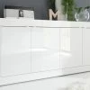Buffet Design Blanc Laqué Brillant 4 Portes L207 Cm LATTE -Boutique Miliboo buffet design blanc laque brillant 4 portes l207 cm latte 51753 620bbb9e5537a 1200 675