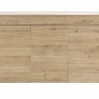 Buffet Design Bois Chêne 3 Portes L138 Cm TINO