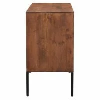 Buffet En Manguier Massif Foncé Et Métal Noir 2 Portes L100 Cm ONDA -Boutique Miliboo buffet en manguier massif fonce et metal noir 2 portes l100 cm onda 49185 606dd84073517 1200 675