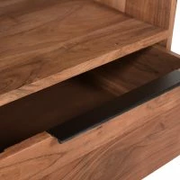 Buffet Haut En Bois Massif Et Métal Noir 1 Portes 2 Tiroirs L95 Cm STICK -Boutique Miliboo buffet haut en bois massif et metal noir 1 portes 2 tiroirs l95 cm stick 46431 5db066b123c88 1200 675