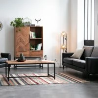 Buffet Haut En Bois Massif Et Métal Noir 1 Portes 2 Tiroirs L95 Cm STICK -Boutique Miliboo buffet haut en bois massif et metal noir 1 portes 2 tiroirs l95 cm stick 46431 5e297d754ebc2 1200 675