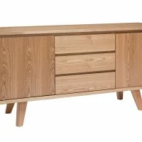 Buffet Scandinave En Bois Clair 2 Portes 3 Tiroirs L160 Cm FIFTIES -Boutique Miliboo buffet scandinave en bois clair 2 portes 3 tiroirs l160 cm fifties 49612 6110f2621d490 1200 675
