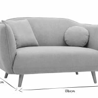 Canapé 2 Places En Tissu Effet Velours Gris Clair Et Bois Clair FOLK 16 Canapé 2 Places En Tissu Effet Velours Gris Clair Et Bois Clair FOLK -Boutique Miliboo canape 2 places en tissu effet velours gris clair et bois clair folk 48889 610005c4e9782 1200 675