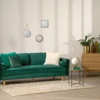 Canapé 3-4 Places En Tissu Velours Bleu Nuit Et Bois Clair IMPERIAL -Boutique Miliboo canape 3 4 places en tissu velours bleu nuit et bois clair imperial 42895 5bbcc6e0c1bdb 1200 675