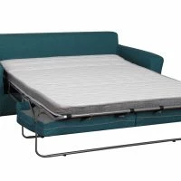 Canapé Convertible 3 Places En Tissu Bleu Canard Et Bois Clair Avec Matelas 9 Cm BEAUBOURG -Boutique Miliboo canape convertible 3 places en tissu bleu canard et bois clair avec matelas 9 cm beaubourg 51319 61b356944dd7e 1200 675