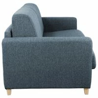 Canapé Convertible 3 Places En Tissu Bleu Et Bois Clair Avec Matelas L140 Cm 12 Cm GRAHAM -Boutique Miliboo canape convertible 3 places en tissu bleu et bois clair avec matelas l140 cm 12 cm graham 47113 5d4bf7318721f 1200 675