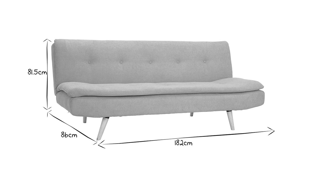 Canapé Convertible 3 Places En Tissu Effet Velours Jaune Moutarde Et Bois Clair SENSO 11 Canapé Convertible 3 Places En Tissu Effet Velours Jaune Moutarde Et Bois Clair SENSO – Image 9