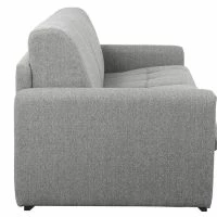 Canapé Convertible 3 Places En Tissu Gris Avec Matelas 12 Cm DOME -Boutique Miliboo canape convertible 3 places en tissu gris avec matelas 12 cm dome 46143 5eecd6bd06177 1200 675