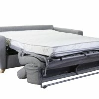 Canapé Convertible Avec Têtières Ajustables 3 Places En Tissu Gris Et Bois Clair Avec Matelas 13 Cm GOYA -Boutique Miliboo canape convertible avec tetieres ajustables 3 places en tissu gris et bois clair avec matelas 13 cm goya 47791 5f115f4f0fcba 1200 675