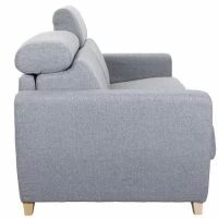 Canapé Convertible Avec Têtières Ajustables 3 Places En Tissu Gris Et Bois Clair Avec Matelas 13 Cm GOYA -Boutique Miliboo canape convertible avec tetieres ajustables 3 places en tissu gris et bois clair avec matelas 13 cm goya 47791 5f115f51d3d11 1200 675