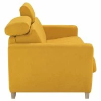 Canapé Convertible Avec Têtières Ajustables 3 Places En Tissu Jaune Avec Matelas 13 Cm GOYA 8 Canapé Convertible Avec Têtières Ajustables 3 Places En Tissu Jaune Avec Matelas 13 Cm GOYA -Boutique Miliboo canape convertible avec tetieres ajustables 3 places en tissu jaune avec matelas 13 cm goya 53340 6392024034f84 1200 675