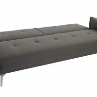 Canapé Convertible Design 3 Places En Tissu Gris Et Acier Chromé ELIN -Boutique Miliboo canape convertible design 3 places en tissu gris et acier chrome elin 41470 5bb3742ebfc06 1200 675