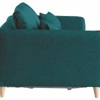 Canapé Convertible Scandinave 3 Places En Tissu Bleu Paon Et Bois Clair Avec Matelas 10 Cm CREEP 12 Canapé Convertible Scandinave 3 Places En Tissu Bleu Paon Et Bois Clair Avec Matelas 10 Cm CREEP -Boutique Miliboo canape convertible scandinave 3 places en tissu bleu paon et bois clair avec matelas 10 cm creep 49564 6092c4ac19cfe 1200 675