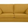 Canapé Convertible Scandinave 3 Places En Tissu Jaune Cumin Et Bois Clair Avec Matelas 10 Cm PAPEL -Boutique Miliboo canape convertible scandinave 3 places en tissu jaune cumin et bois clair avec matelas 10 cm papel 52013 62416233b5454 1200 675