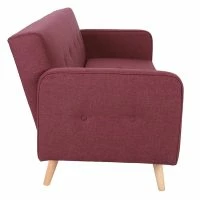 Canapé Convertible Scandinave 3 Places En Tissu Prune Et Bois Clair ULLA -Boutique Miliboo canape convertible scandinave 3 places en tissu prune et bois clair ulla 23101 5c9ce25ce722f 1200 675