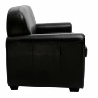 Canapé Convertible Vintage 3 Places Cuir Marron Foncé Et Bois Noir Avec Matelas 9 Cm CLUB -Boutique Miliboo canape convertible vintage 3 places cuir marron fonce et bois noir avec matelas 9 cm club 49659 6197b59ca0e8d 1200 675