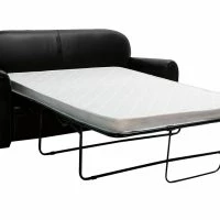 Canapé Convertible Vintage 3 Places Cuir Marron Foncé Et Bois Noir Avec Matelas 9 Cm CLUB -Boutique Miliboo canape convertible vintage 3 places cuir marron fonce et bois noir avec matelas 9 cm club 49659 6197b5abf262b 1200 675