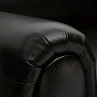 Canapé Convertible Vintage 3 Places Cuir Marron Foncé Et Bois Noir Avec Matelas 9 Cm CLUB -Boutique Miliboo canape convertible vintage 3 places cuir marron fonce et bois noir avec matelas 9 cm club 49659 6197b5afade3b 1200 675