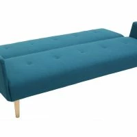 Canapé D'angle Convertible Réversible 4 Places En Tissu Bleu Canard Et Bois Clair OSCAR -Boutique Miliboo canape dangle convertible reversible 4 places en tissu bleu canard et bois clair oscar 38739 5bd728ccdef6c 1200 675