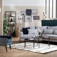 Canapé D'angle Design 5 Places En Tissu Gris Anthracite Et Métal Noir PUCHKINE 16 Canapé D'angle Design 5 Places En Tissu Gris Anthracite Et Métal Noir PUCHKINE -Boutique Miliboo canape dangle design 5 places en tissu gris anthracite et metal noir puchkine 51810 6228744752258 1200 675