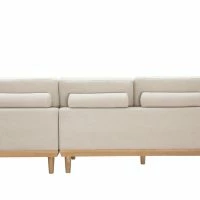 Canapé D'angle Droit 5 Places Avec Rangements En Tissu Effet Velours Texturé Beige Et Bois Clair KOMAO 13 Canapé D'angle Droit 5 Places Avec Rangements En Tissu Effet Velours Texturé Beige Et Bois Clair KOMAO -Boutique Miliboo canape dangle droit 5 places avec rangements en tissu effet velours texture beige et bois clair komao 51637 633ad8ca18905 1200 675