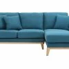 Canapé D'angle Droit Déhoussable 4 Places En Tissu Bleu Canard Et Bois Clair OSLO -Boutique Miliboo canape dangle droit dehoussable 4 places en tissu bleu canard et bois clair oslo 41591 5bbcc65868de0 1200 675