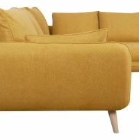 Canapé D'angle Droit Scandinave 5 Places En Tissu Jaune Cumin Et Bois Clair CREEP -Boutique Miliboo canape dangle droit scandinave 5 places en tissu jaune cumin et bois clair creep 52010 62977cbfd0801 1200 675