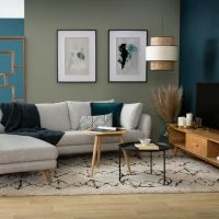 Canapé D'angle Gauche Scandinave 5 Places En Tissu Bleu Paon Et Bois Clair CREEP 12 Canapé D'angle Gauche Scandinave 5 Places En Tissu Bleu Paon Et Bois Clair CREEP -Boutique Miliboo canape dangle gauche scandinave 5 places en tissu bleu paon et bois clair creep 49562 6294e5c6294f3 1200 675