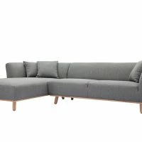 Canapé D'angle Gauche Scandinave 5 Places En Tissu Gris Et Bois Clair STUART -Boutique Miliboo canape dangle gauche scandinave 5 places en tissu gris et bois clair stuart 48847 6033b0bcb6cf9 1200 675