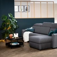 Canapé D'angle Réversible Et Convertible Avec Coffre Et Têtières Ajustables 4 Places En Tissu Gris NORO -Boutique Miliboo canape dangle reversible et convertible avec coffre et tetieres ajustables 4 places en tissu gris noro 49269 602e34dd55214 1200 675