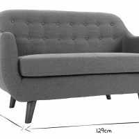 Canapé Déhoussable 2 Places En Tissu Gris Anthracite Et Bois Foncé YNOK 14 Canapé Déhoussable 2 Places En Tissu Gris Anthracite Et Bois Foncé YNOK -Boutique Miliboo canape dehoussable 2 places en tissu gris anthracite et bois fonce ynok 33587 6034c571b630f 1200 675