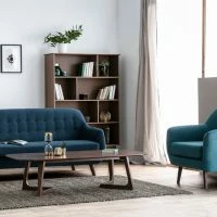 Canapé Déhoussable 3 Places En Tissu Bleu Foncé Et Bois Foncé YNOK -Boutique Miliboo canape dehoussable 3 places en tissu bleu fonce et bois fonce ynok 33589 5cb5cc55ae86d 1200 675