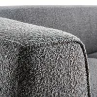 Canapé Design 2-3 Places En Tissu Effet Laine Bouclée Gris Anthracite Et Bois Noir MORRIS -Boutique Miliboo canape design 2 3 places en tissu effet laine bouclee gris anthracite et bois noir morris 51996 6228916ca023c 1200 675