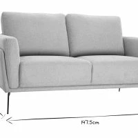 Canapé Design 2 Places En Tissu Effet Velours Texturé Beige Et Métal Noir MOSCO -Boutique Miliboo canape design 2 places en tissu effet velours texture beige et metal noir mosco 51983 62d6aef432cf4 1200 675