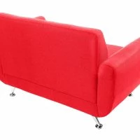 Canapé Design 2 Places En Tissu Rouge Et Acier Chromé PURE -Boutique Miliboo canape design 2 places en tissu rouge et acier chrome pure 23216 5bd847ff3f816 1200 675