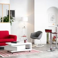 Canapé Design 2 Places En Tissu Rouge Et Acier Chromé PURE -Boutique Miliboo canape design 2 places en tissu rouge et acier chrome pure 23216 5dde57dab21a3 1200 675