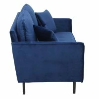 Canapé Design 2 Places En Tissu Velours Bleu Nuit Et Métal Noir BEKA -Boutique Miliboo canape design 2 places en tissu velours bleu nuit et metal noir beka 46530 5d7fadcaba534 1200 675