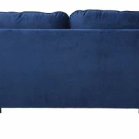 Canapé Design 2 Places En Tissu Velours Bleu Nuit Et Métal Noir BEKA -Boutique Miliboo canape design 2 places en tissu velours bleu nuit et metal noir beka 46530 5d7fadcc45898 1200 675