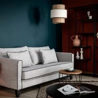 Canapé Design 3 Places En Tissu Gris Chiné Et Velours Noir HARRISON - Miliboo & Stéphane Plaza -Boutique Miliboo canape design 3 places en tissu gris chine et velours noir harrison miliboo et stephane plaza 48592 5f7f2e7ed38e6 1200 675