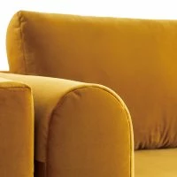 Canapé Design 3 Places En Tissu Velours Jaune, Bois Noir Et Métal Doré STING 14 Canapé Design 3 Places En Tissu Velours Jaune, Bois Noir Et Métal Doré STING -Boutique Miliboo canape design 3 places en tissu velours jaune bois noir et metal dore sting 50826 61efc713b8da5 1200 675