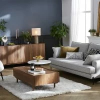 Canapé Design 4 Places En Tissu Gris Chiné Et Métal Noir PUCHKINE -Boutique Miliboo canape design 4 places en tissu gris chine et metal noir puchkine 51769 63d0ef2675690 1200 675