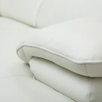 Canapé Design Avec Têtières Ajustables 2 Places Cuir Blanc Et Acier Chromé EWING -Boutique Miliboo canape design avec tetieres ajustables 2 places cuir blanc et acier chrome ewing 23223 62fdfd2695992 1200 675