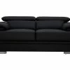Canapé Design Avec Têtières Ajustables 2 Places Cuir Noir Et Acier Chromé EWING 2 Canapé Design Avec Têtières Ajustables 2 Places Cuir Noir Et Acier Chromé EWING -Boutique Miliboo canape design avec tetieres ajustables 2 places cuir noir et acier chrome ewing 23225 62fe032e56a5d 1200 675